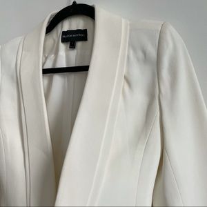 Brandon Maxwell White Suit Blazer